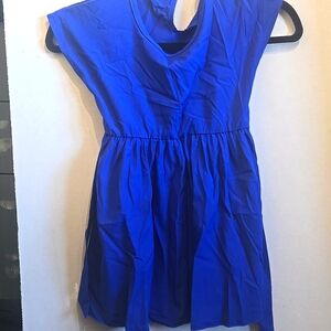 Girls blue dress